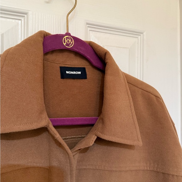 EUC Monrow Weekend Jacket In Golden Brown - Picture 3 of 5